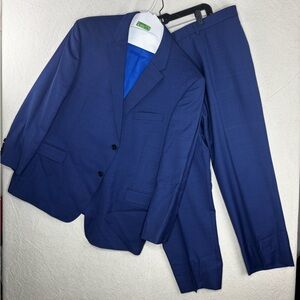 Tommy Hilfiger men’s blue suit set S48 jacket and S43 pants